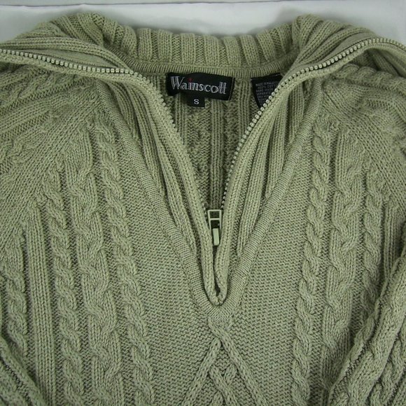 Wainscott Sweaters Wainscott Green Pullover Long Sleeve Sweater